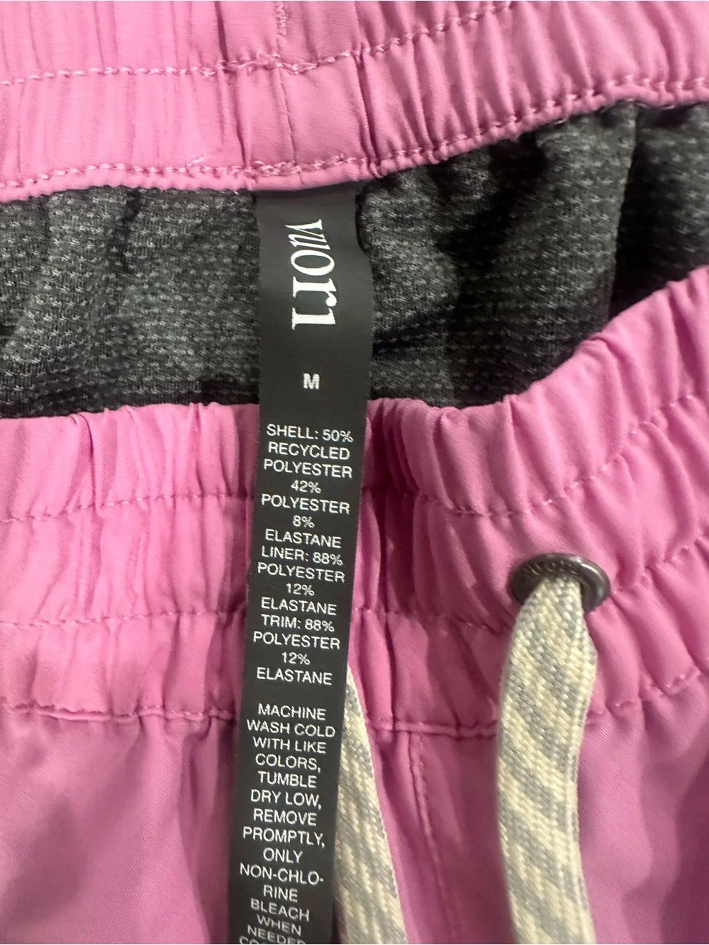 Vuori Pink Athletic Shorts